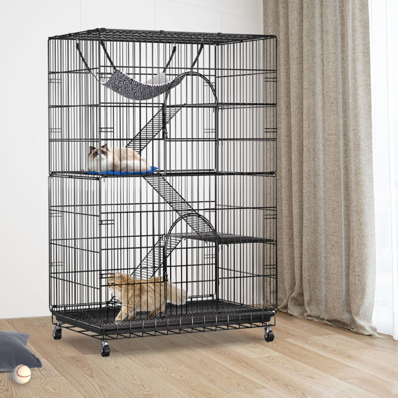 Cage à chat portable améliorée Siegmar