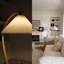 Lampe sur pied plissée French Fishing Light-1993576544