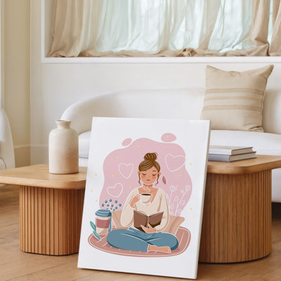 Reproduction d'art sur toile, "Sereine et édifiante" avec art mural confortable