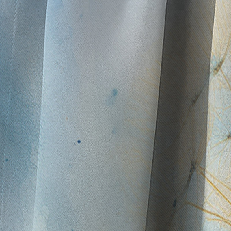 Blue Dandelion Dreams - Dandelion Curtain - Blackout Floral Curtain - 1 Panels, 52" W x 84" L