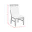 Ensemble de salle à manger Pinnacle 5 pièces, hauteur standard, couleur anthracite - Table et quatre chaises