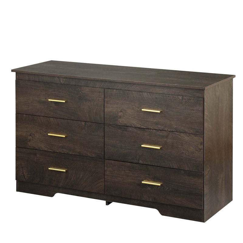 Celya Buffet Server Console Tablestorge Cabinet, Bar Cabinet, Drawer Dresser with 6 Drawers, Buffet Sideboard Storage Cabinet with Drawers