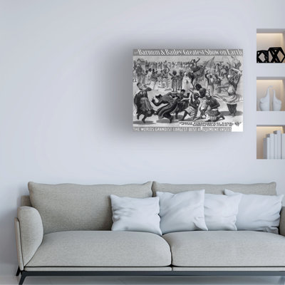 American School Barnum and Bailey Greatest Show On Earth, C.1895, art sur toile
