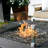 Square Concrete Smokeless Fire Pit Table-86332011