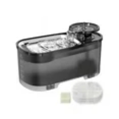 Pet Water Fountain,95oz Stainless Steel Cat & Dog Water Dispenser With Replacement Filters,black