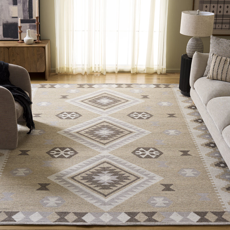 Tapis marocain Kilim 879 Performance, Rectangulaire 8 pi x 10 pi