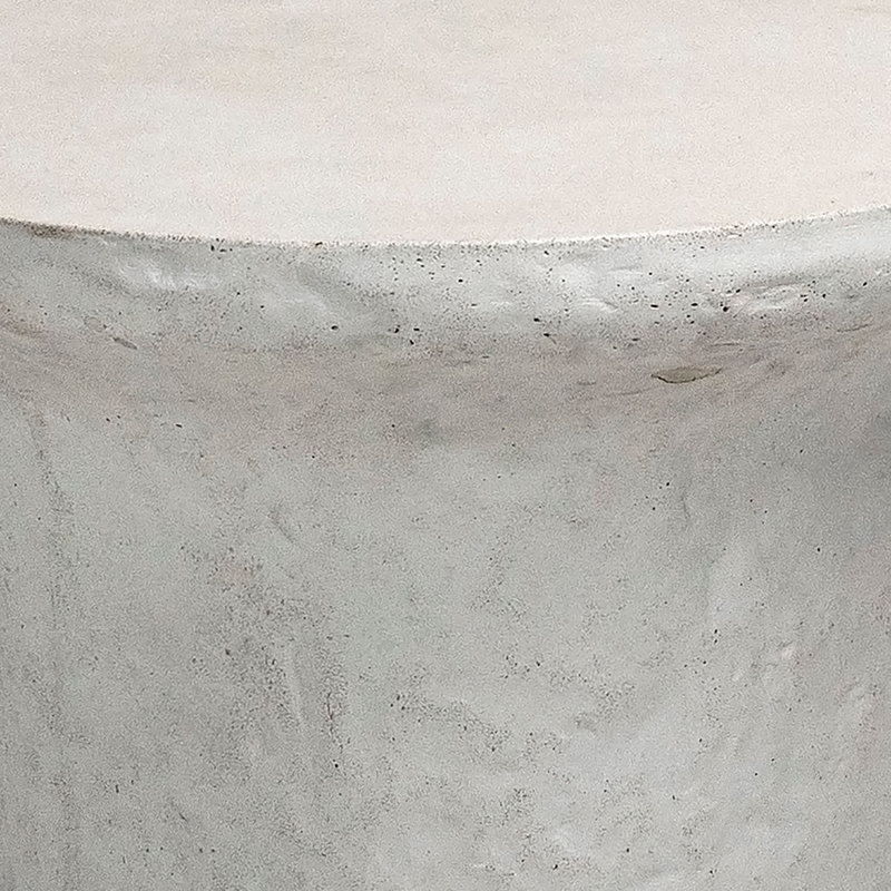 Alday Round Concrete Outdoor Side Table