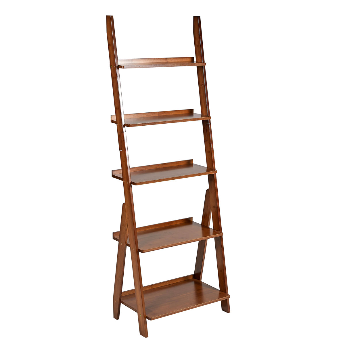 Union Rustic Elberta Bamboo Ladder Bookcase