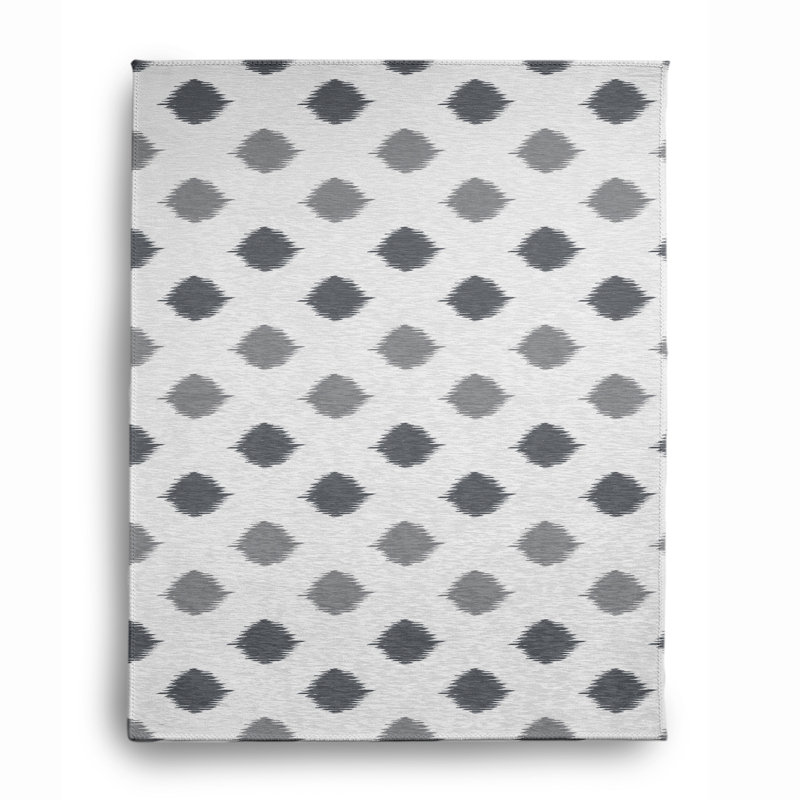 Axelle Chenille Polka Dots Indoor Rug, Rectangle 8' x 10'