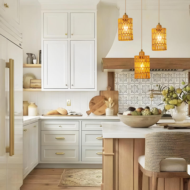 Berwick 3 - Light Bronze Cylinder Pendant