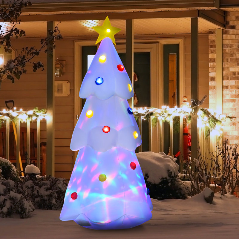 Arbre de Noël gonflable avec lumières DEL