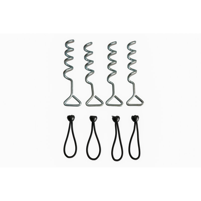 4pc Steel Universal Anchor Kit, 8 in.