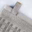Davis Larissa Cotton Medium Weight Geometric Border 3 PC Assorted Towel Set-890101615