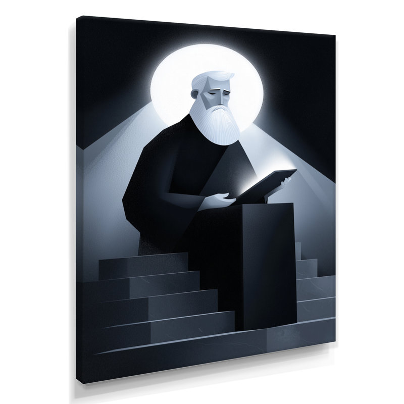 Higby - Spiritual Wall Art Living Room, H 20 po x l 12 po, Toile tendue, Ne s’applique pas
