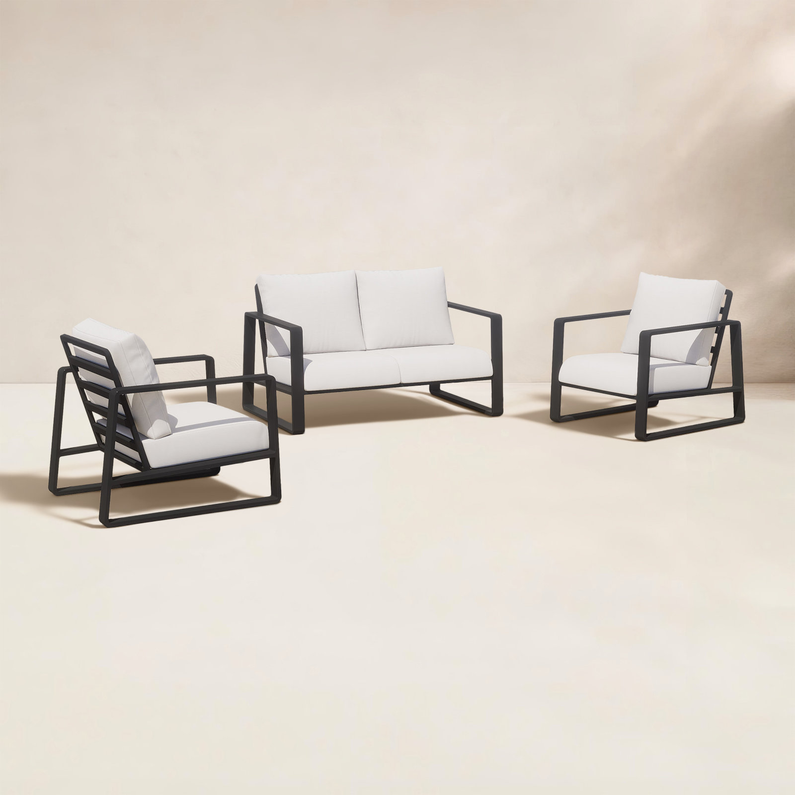 Leanna 4-Person Complete Patio Set
