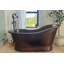 67" Hammered Copper Single Slipper Bathtub