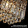 Luxurious Dimmable 8-Light Rectangle Raindrop Crystal Chandelier L39.4'' X W9.8'' X H8.7''