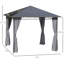 Milanna 3m x 3m Steel Party Tent