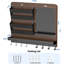 Manufactured Wood Wall Organizer