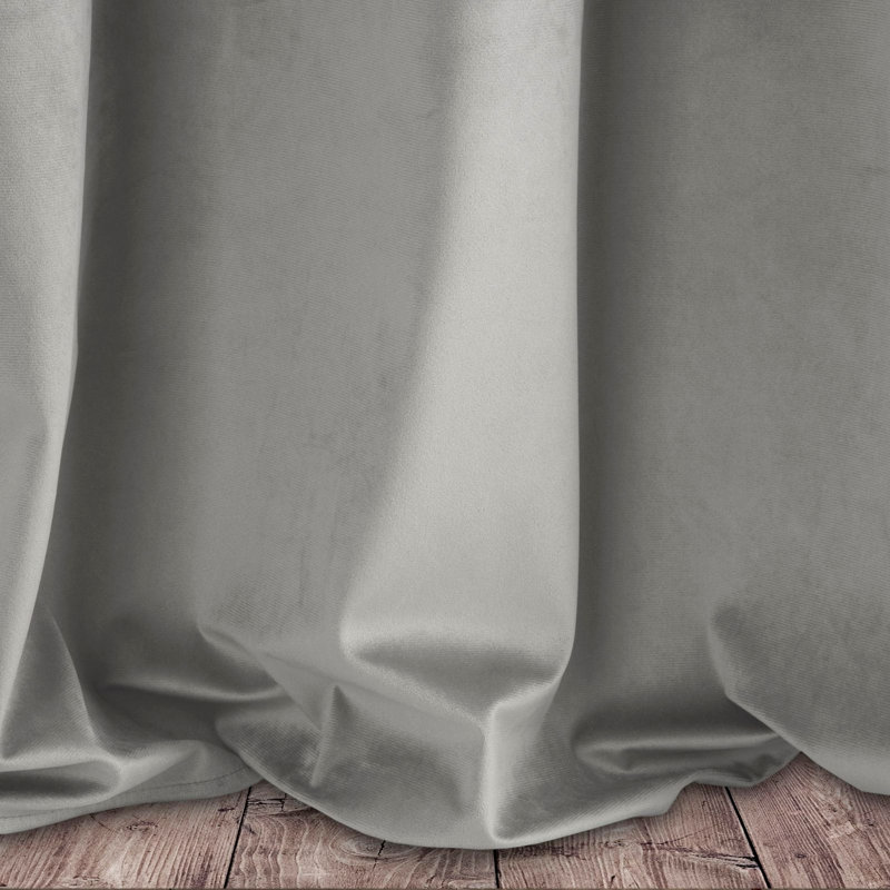 Tavarozzi Blackout Curtains Single Panel, Grey