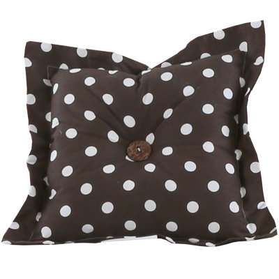 Houndstooth Cotton Throw Pillow