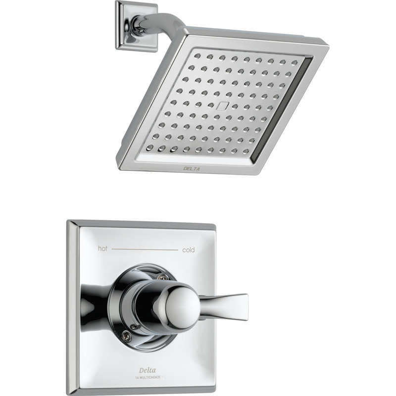 Dryden Pressure-Balanced Shower Faucet with Monitor, Chrome