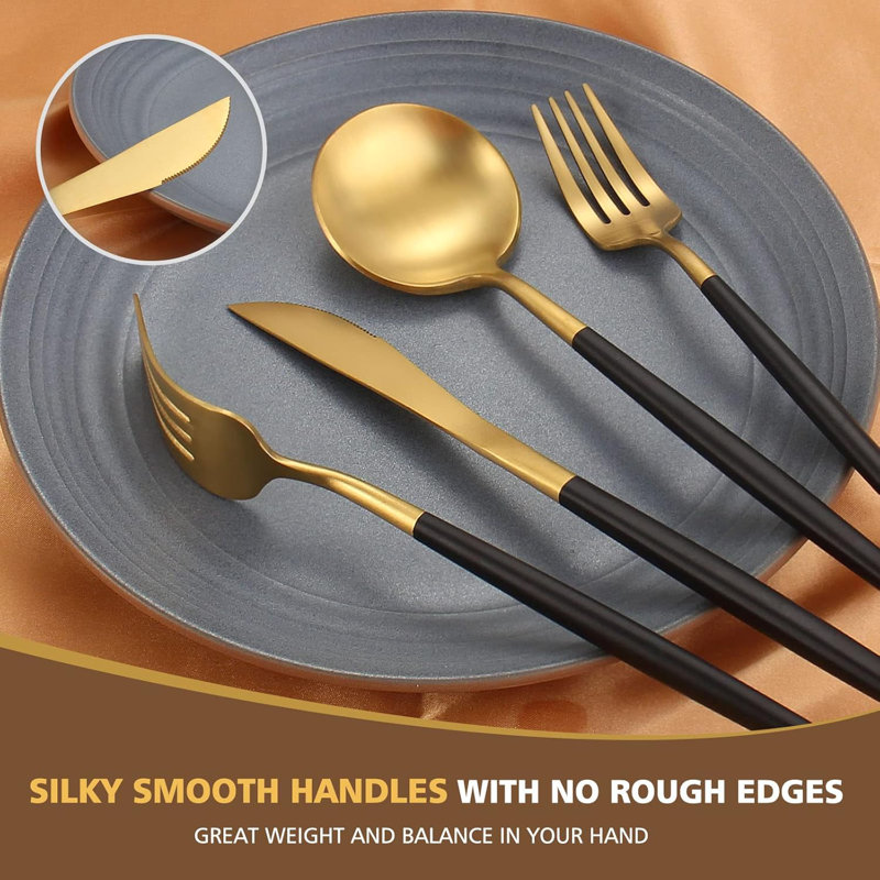 40 Piece Set Of Forged Tableware, Heavy, Service For 8