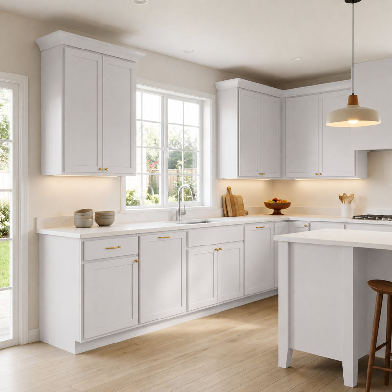 Dwelling Value Finish Chip, White, Maple
