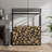 Brayla 110cm W x 70cm D Metal Log Store