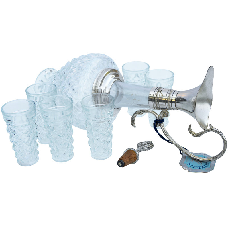 7 - Piece Glass Beverage Server Set