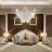 Minisink 8 - Light Iron Dimmable Tiered Chandelier