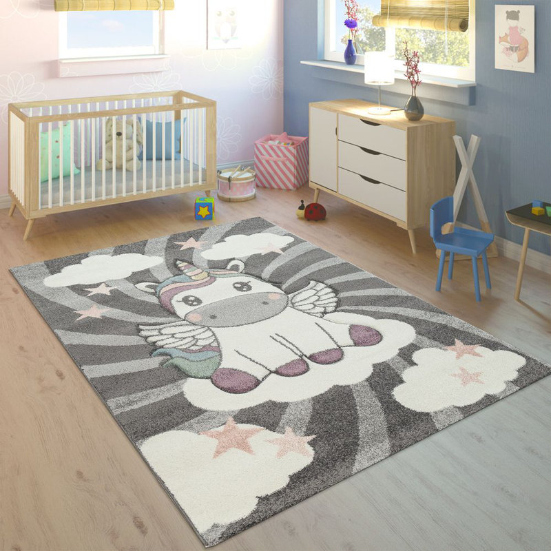 Reanna Grey Rug, Rectangle 160 x 230cm