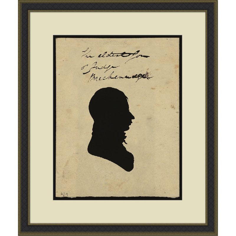 Colonial Male Silhouette 2 Print
