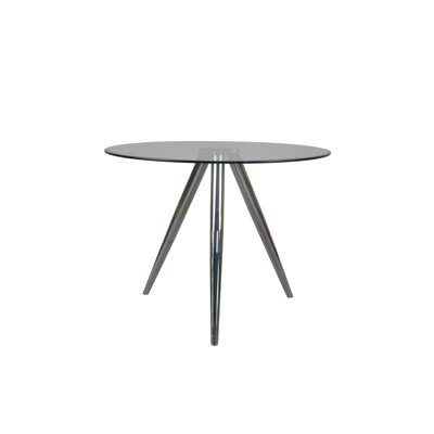 Montelongo Round Glass Top Dining Table