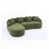 Chenille vert antique