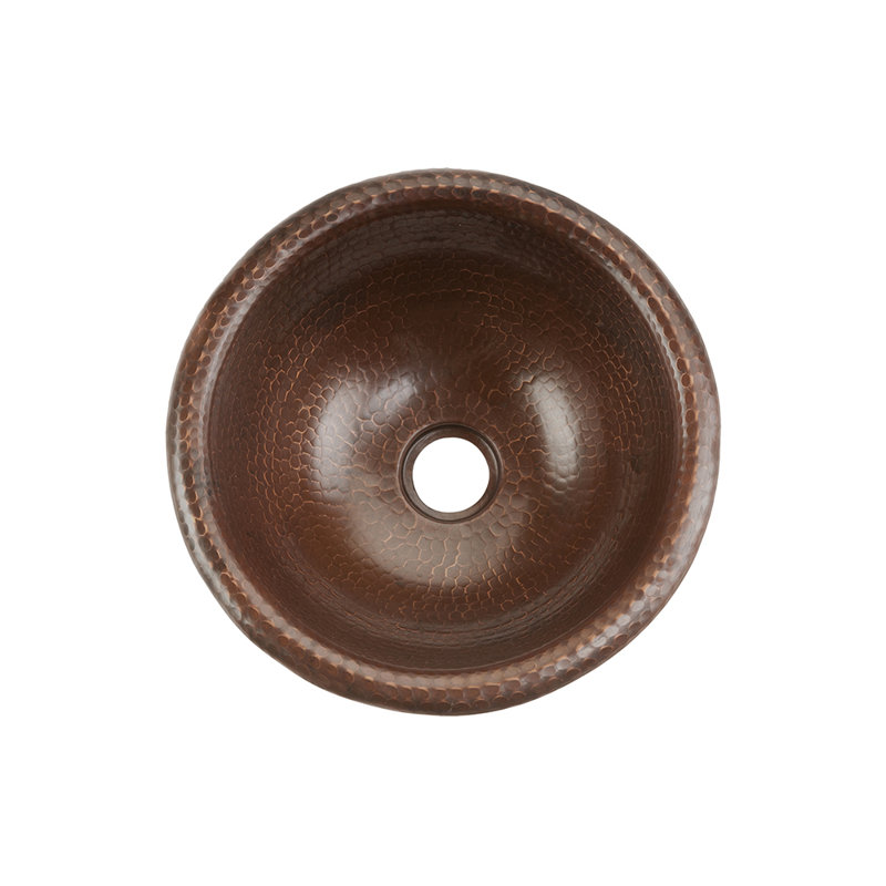 Premier Copper Products BSP5_LR12RDB-P Bathroom Sink And Drain Package