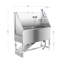 Station de lavage pour chien en acier inoxydable 49 po