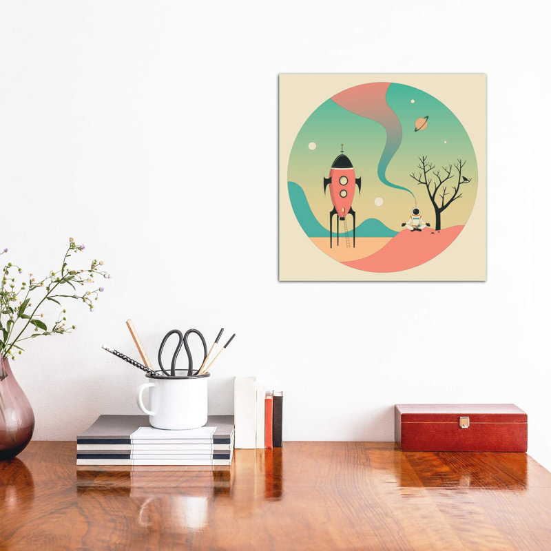 Explorez II, art encadré pour enfants, Toile tendue, H 12 po x l 12 po x P 1,5 po
