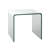 Agnela Glass Top End Table