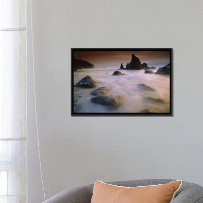 " Sea Stack And Rocks Along Shoreline At Ruby Beach, Olympic National Park, Washington " by Tim Fitzharris