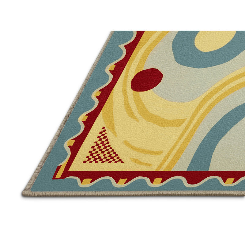 Lively Loop Rug, Square 4'