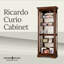 Brigham Lighted Curio Cabinet