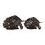 Bol décoratif décoratif en forme de feuille pour décoration intérieure moderne - Bol décoratif élégant parfait pour décorer une table basse ou une tablette - Ensemble de 2, 21 po, 18 po, bronze