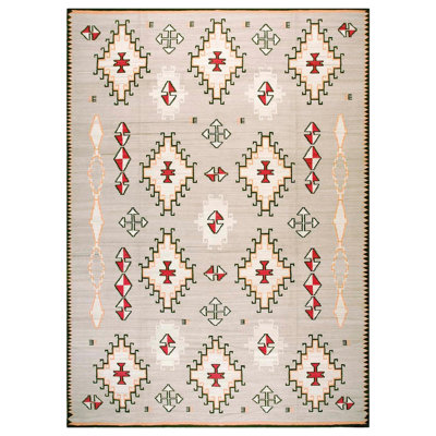 Outstanding Contemporary Handwoven Southwestern Style Flat Weave Rug 10 x 14