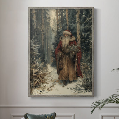 Christmas Holiday Art DCXXX Framed Print - Solid Wood