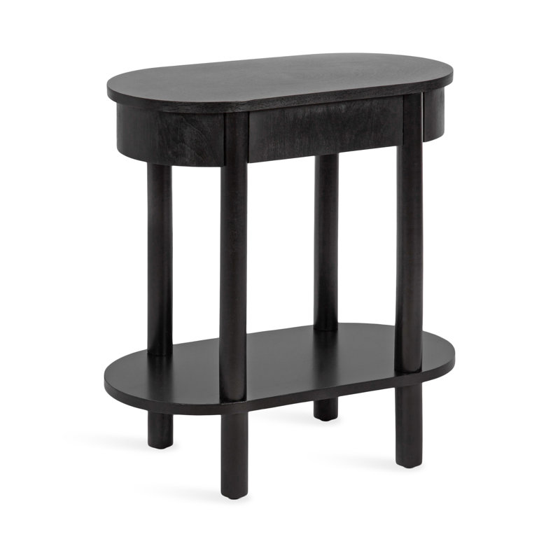 Koji Wooden Living Room Side Table