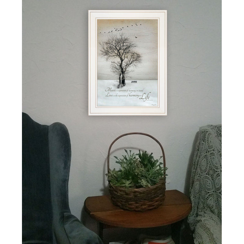 Harmony par Artisan Robin-Lee Vieira - reproduction d'art sur papier, Blanc