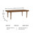 Leangela Solid Wood Base Dining Table