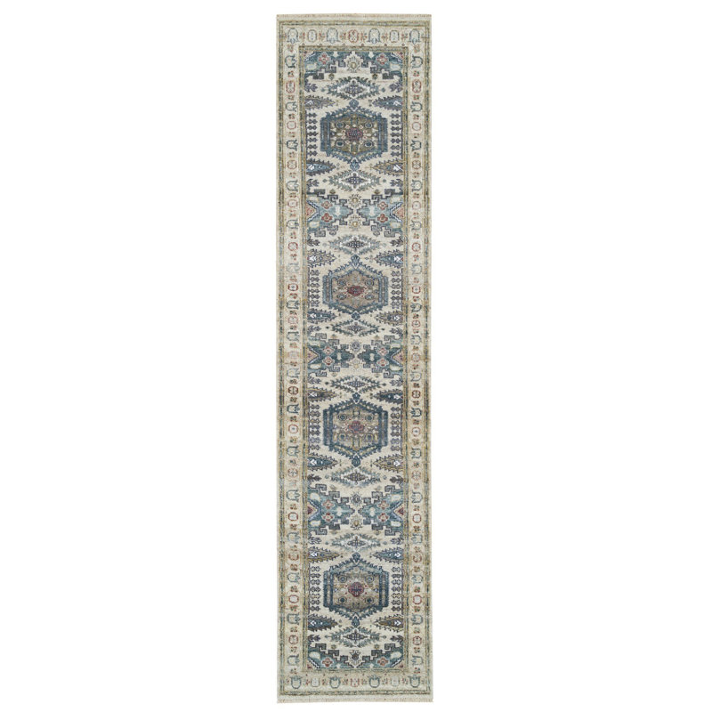 Tapis de couloir nouvel âge en laine 2 pi 6 po x 11 pi 8 po Rochiana