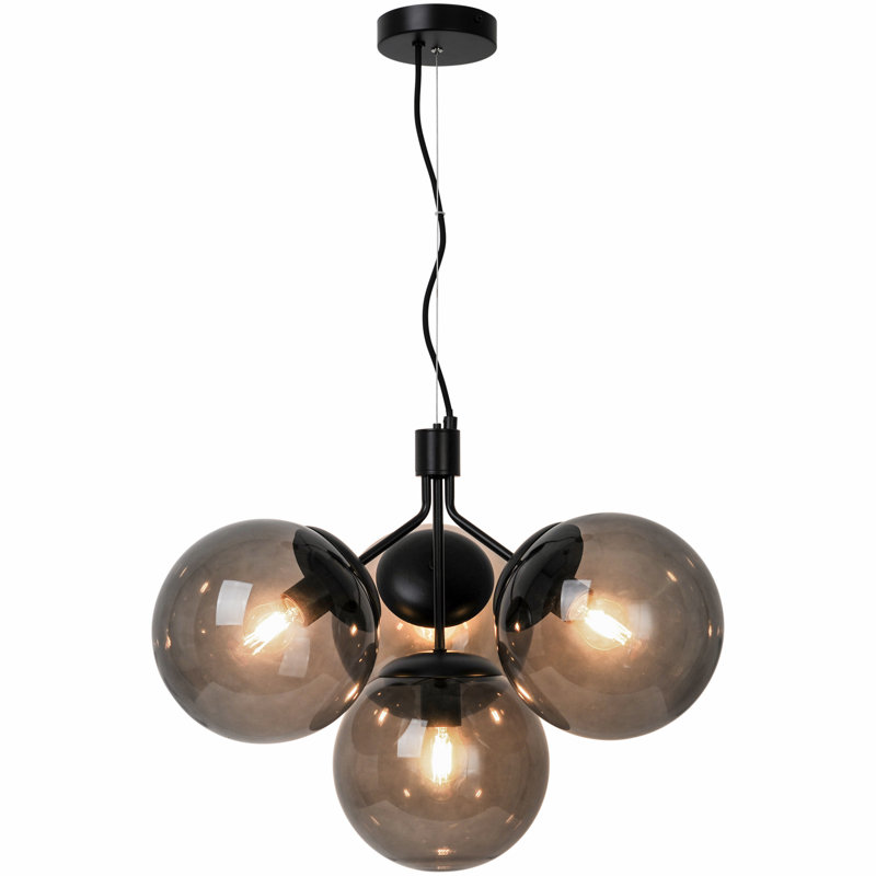 Ivona 4 - Light Sphere Pendant, Black